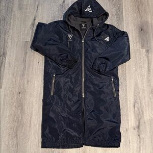 Navy swim parka